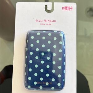 Isaac Mizrahi Aluminum Wallet w/ RFID Protection -  New